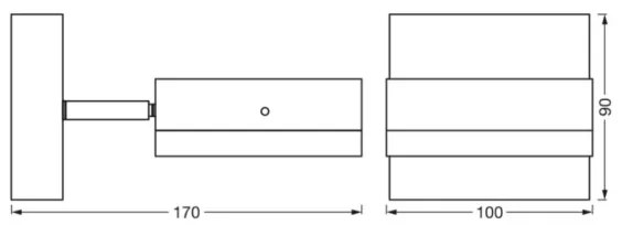 Ledvance - Vonkajšie nástenné svietidlo ENDURA CLASSIC 1xGX53/12W/230V IP44