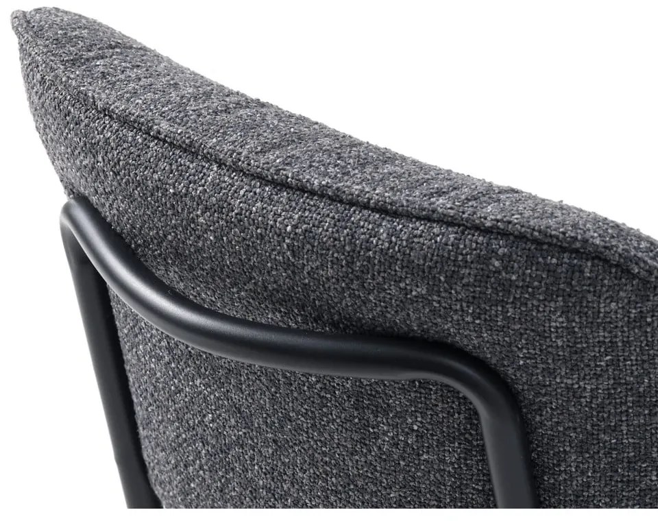 Tmavosivá jedálenská stolička Buffalo – Unique Furniture