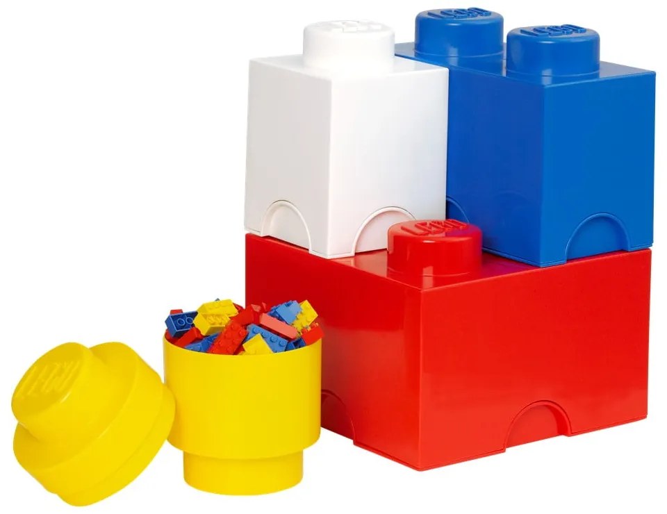 Sada 4 úložných boxov LEGO®