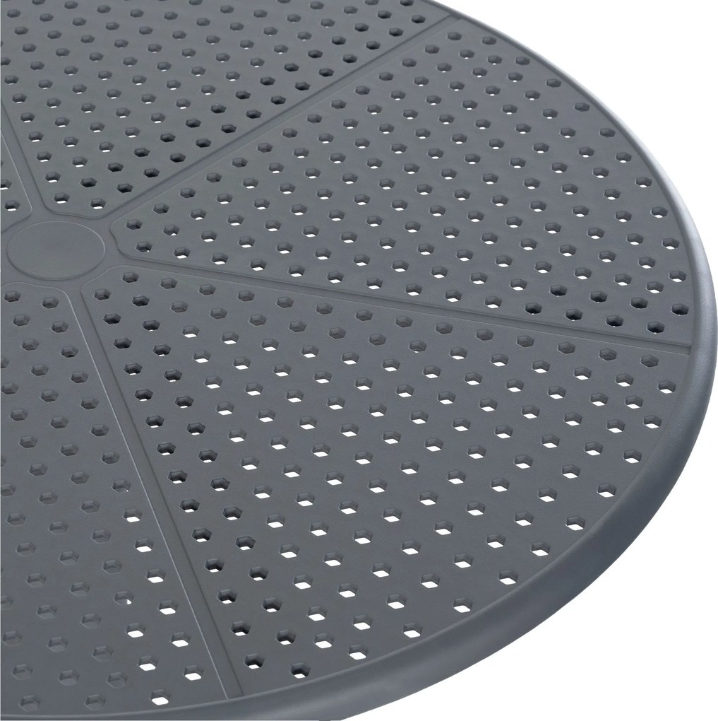 Okrúhly stôl Lacota 60 cm - antracitová