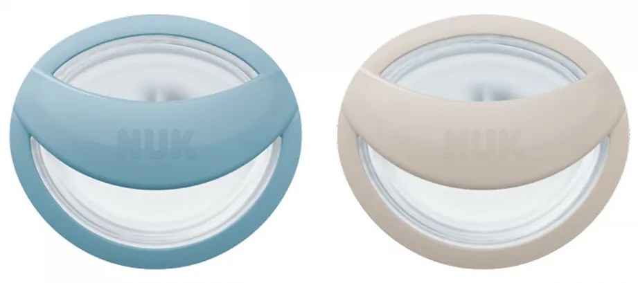 Dojčenský cumlík NUK MommyFeel 0-9m 2 ks modro sivá