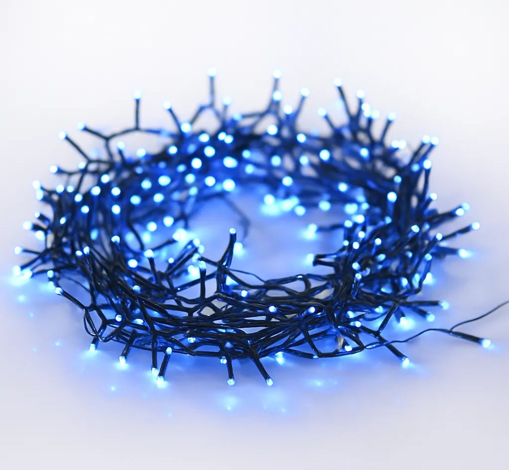 Vianočné svetielka vnútorné modré 300 LED