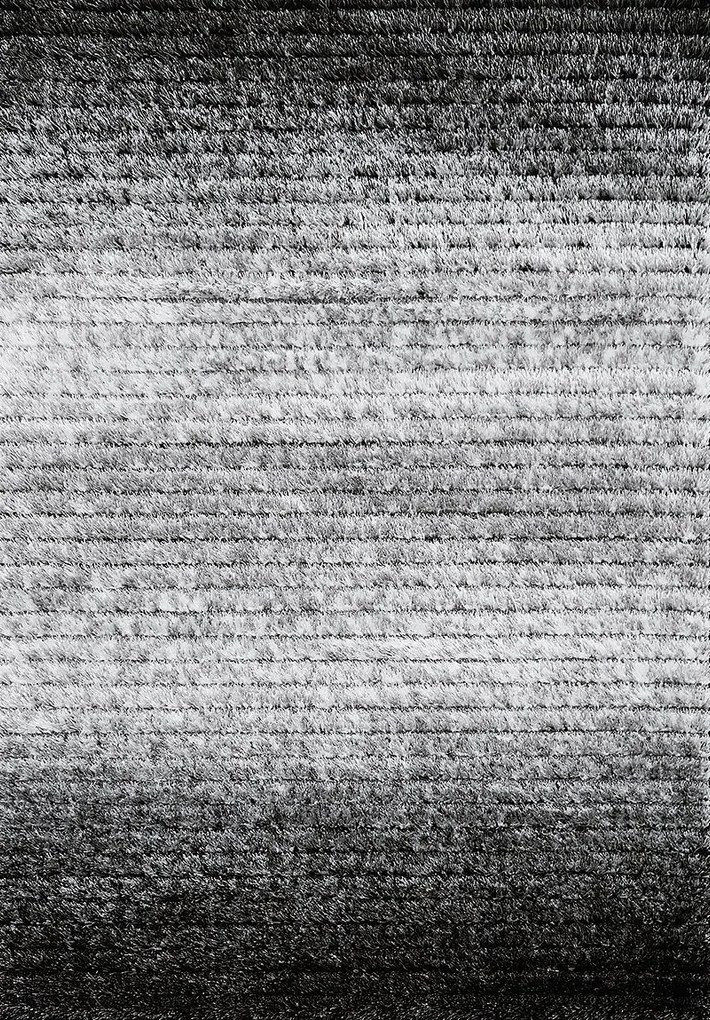 Berfin Dywany Kusový koberec Seher 3D 2607 Black Grey - 200x290 cm