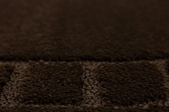 Kúpeľňový koberček Ocean hnedý ovál