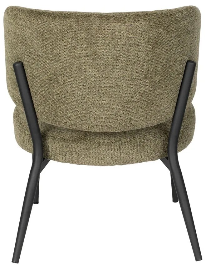 Zelené kreslo Sanne – White Label