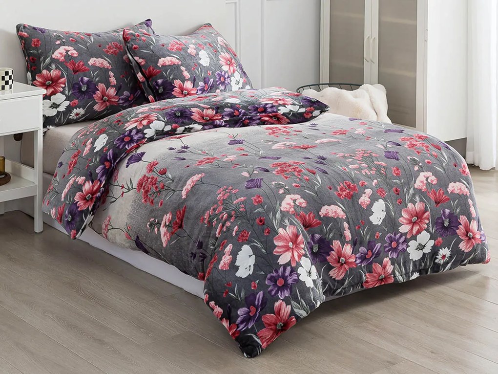 XPOSE® Mikroplyšové obliečky FLORA Exclusive