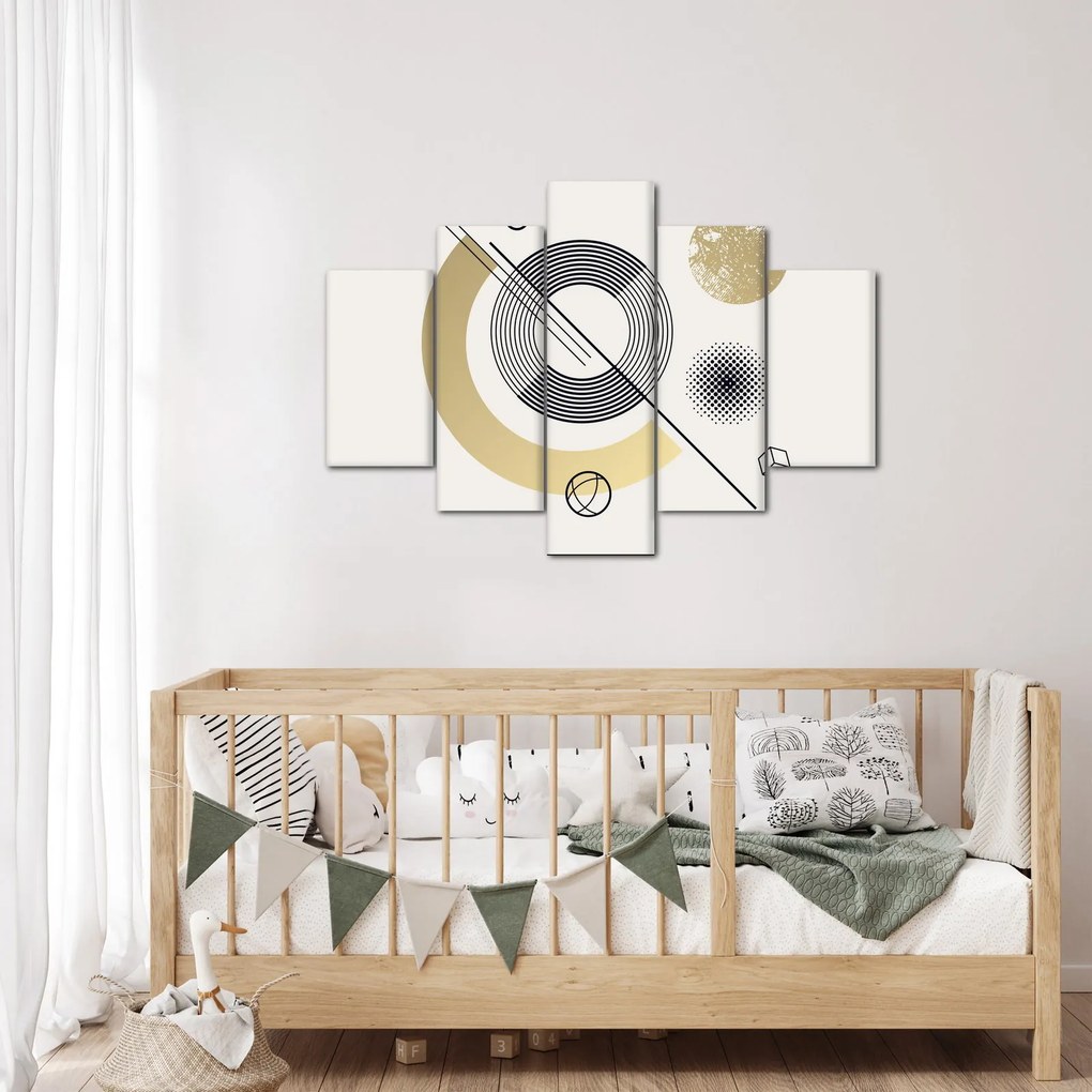 Obraz - Geometrické tvary N⁰2 (150x105 cm)