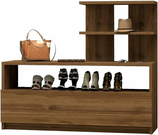 Skrinka na topánky Airy Brown