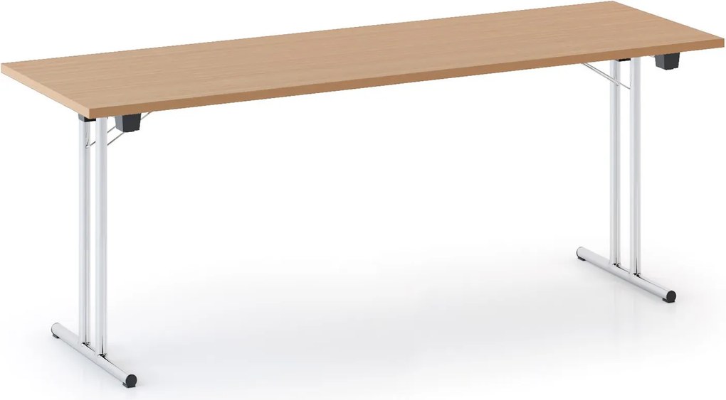 Skladací konferenčný stôl FOLDING, 180x80 cm, buk