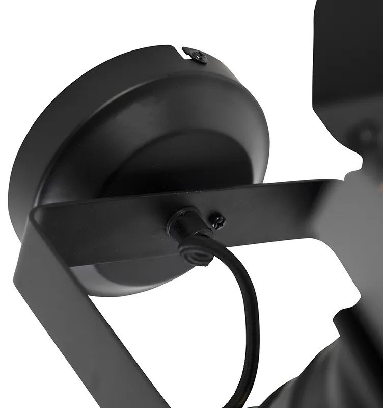 Inteligentný štúdiový reflektor čierny otočný a naklápací vrátane WiFi A60 - Movie