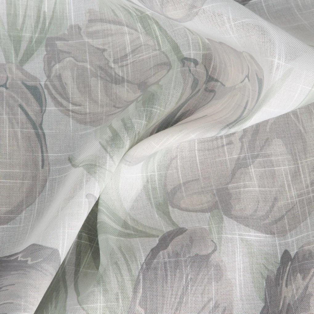 ZÁVES NA KRÚŽKOCH MILLIE 140X250 CM KVETY