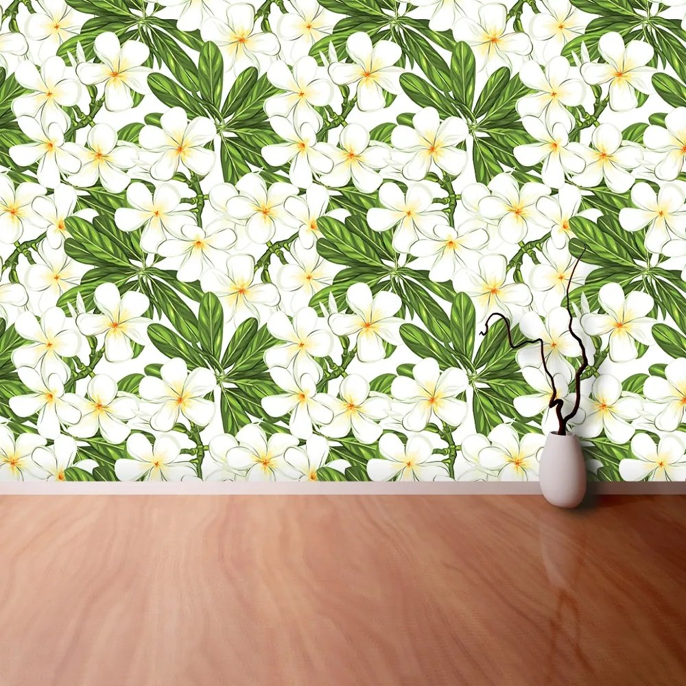 Fototapeta Vliesová Plumeria kvety 250x104 cm