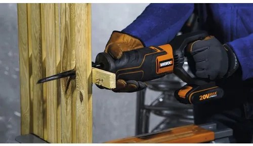 Aku píla chvostovka WORX 20V WX500.9 bez akumulátora a nabíjačky