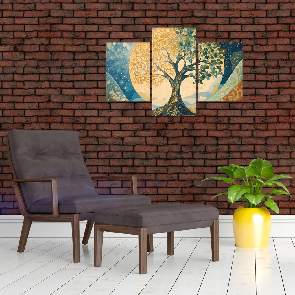 Obraz – Strom života v mesiaci (90x60 cm)