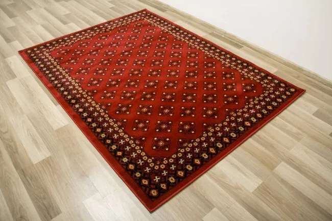 Koberec Afgan 3099A čierny / červený