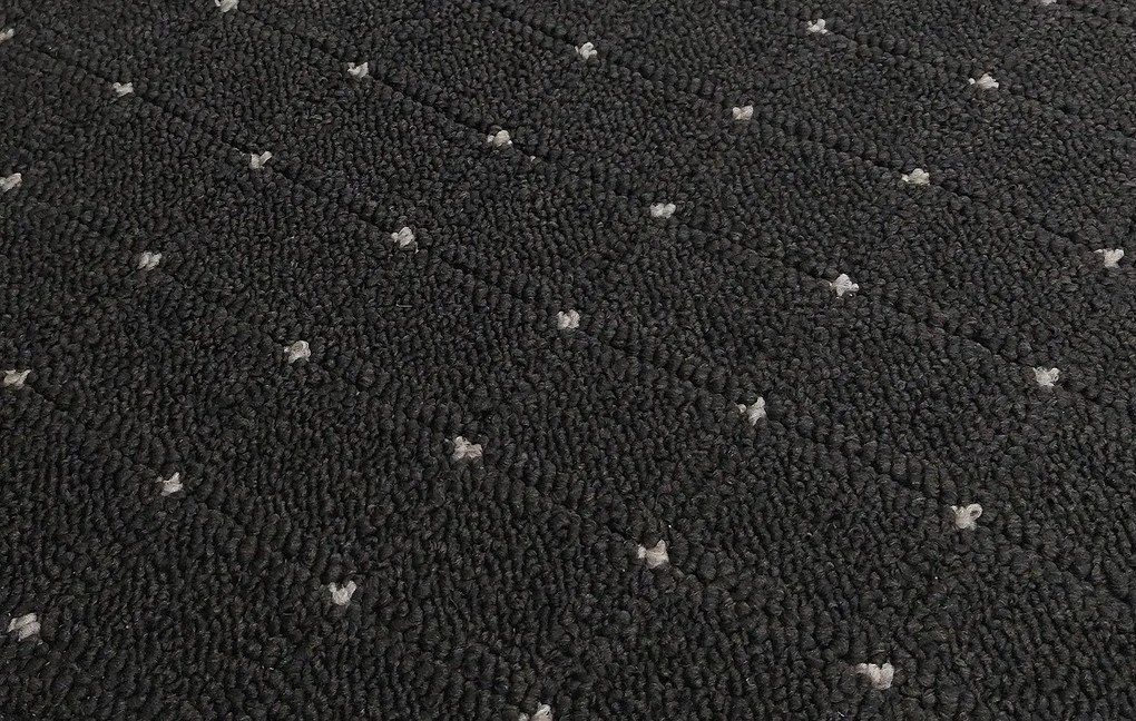 Condor Carpets, Kusový koberec Udinese antracit, 80x150, šedá, chodba / predsieň
