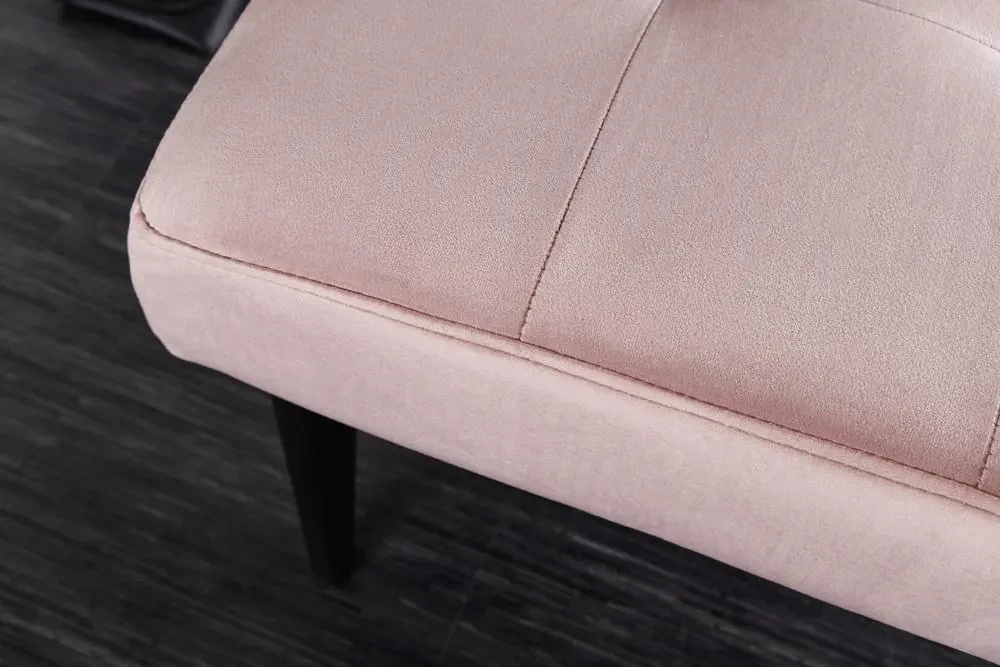 Invicta Interior - Elegantná lavica BOUTIQUE 95 cm, ružová, zamat