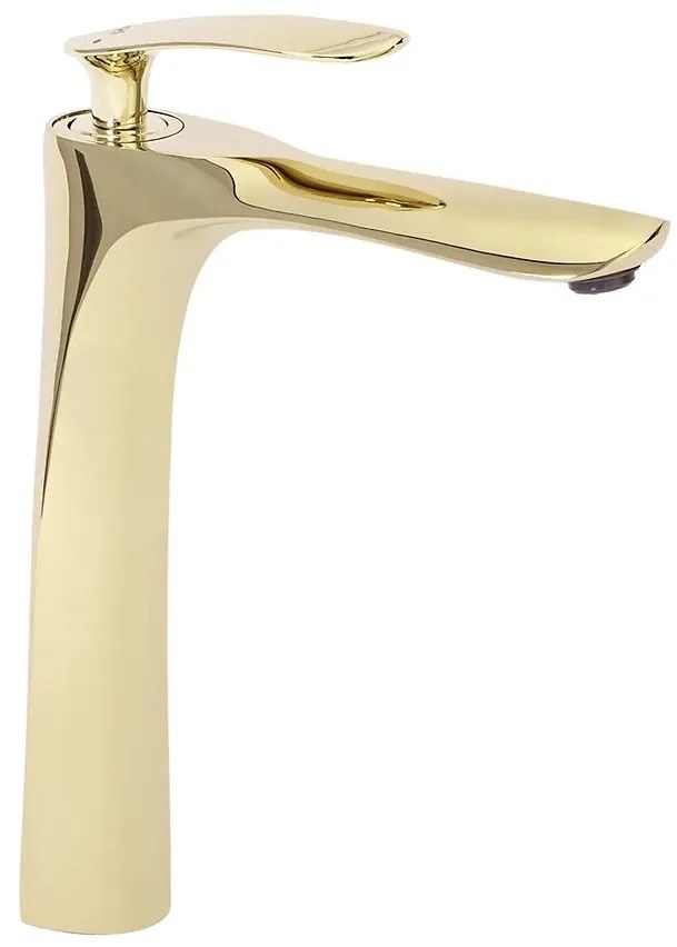 Vysoká umývadlová batéria Rea Orbit zlatá
