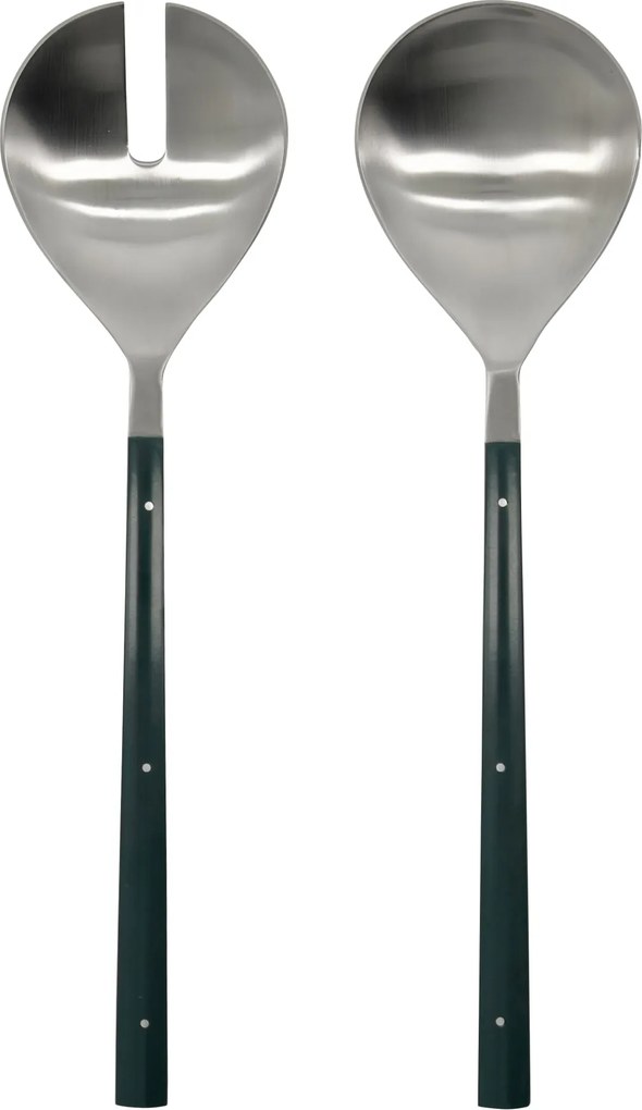 House Doctor Šalátový príbor Lata Dark Green