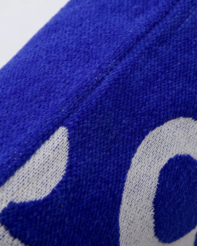 House Doctor Bavlnený poťah na vankúš Amici Blue 60 x 40 cm