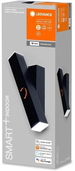 Ledvance - LED Stmievateľné nástenné svietidlo SMART+ CROSS 2xLED/6W/230V Wi-Fi