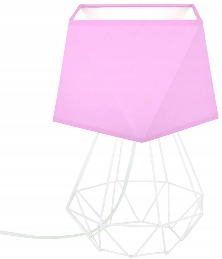 Stolná lampa Diamond 1, 1x textilné tienidlo (výber z 12 farieb), (výber z 3 farieb konštrukcie)