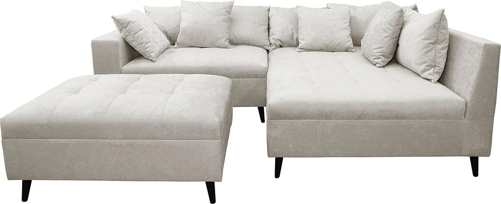 XXXLutz ROHOVÁ SEDAČKA, textil, svetlosivá MID.YOU - Sedačky - 001628000336