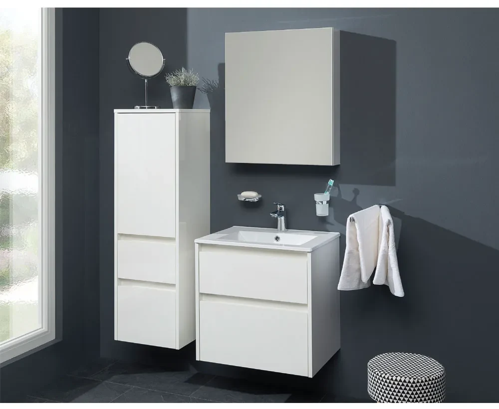 Mereo, Mereo Opto, kúpeľňová skrinka 81 cm, Multidecor, Dub Wotan, MER-CN991SDWOT