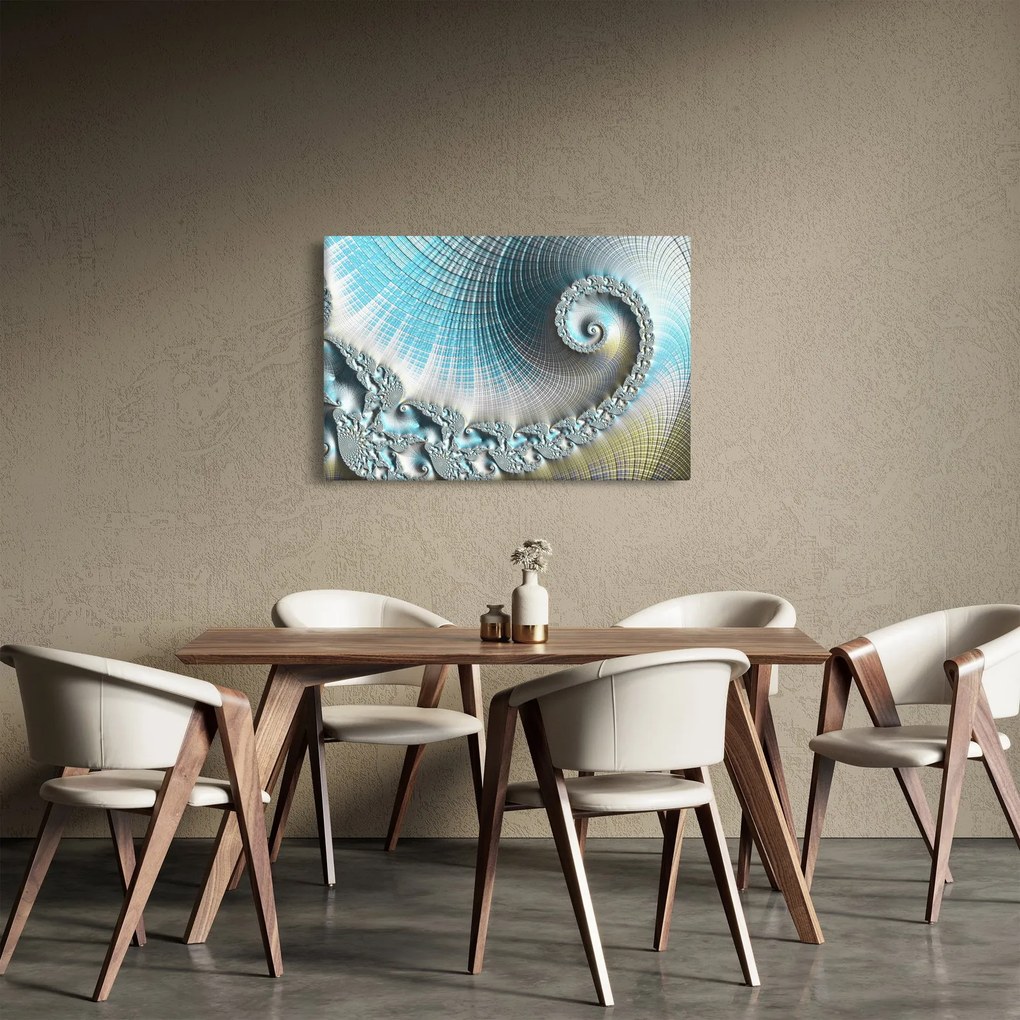 Obraz texturovanej špirály (90x60 cm)
