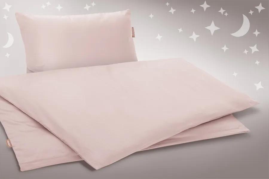 Luxusné obliečky do postieľky MIRABELL Baby pink 100x135/40x60 cm