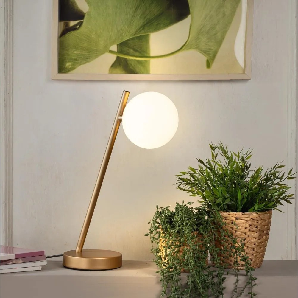 ONLI - Stolná lampa PALOMA 1xG9/10W/230V 38,5 cm zlatá