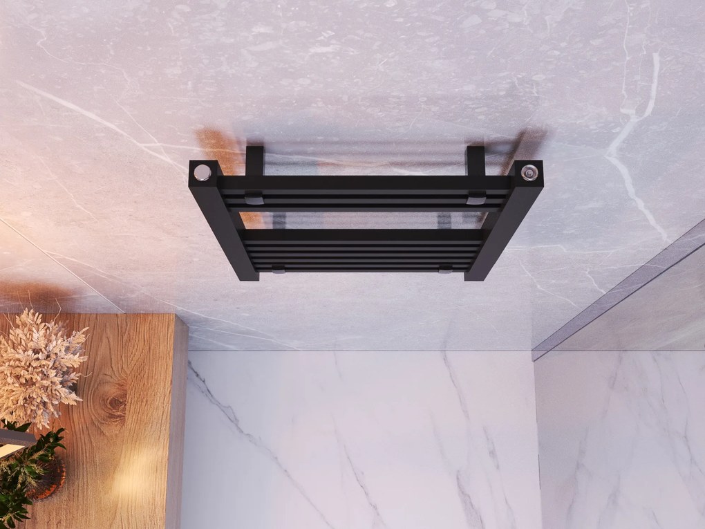 Gamma Erga Proper, vykurovacie teleso 600x500 mm, 302W, čierna, ERG-LAV-PROP-6050-BK