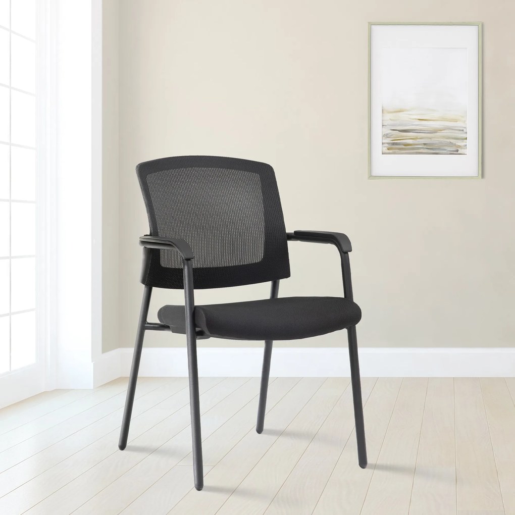 Stolička pre návštevy Volga - čierne