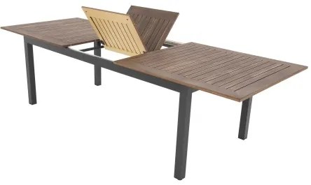Doppler EXPERT WOOD Plus - záhradná hliníková sedacia súprava 8+1