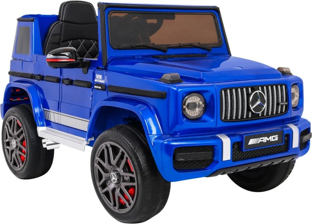 Ramiz Mercedes AMG G63 elektrické autíčko pre deti lakované modré + diaľkové ovládanie