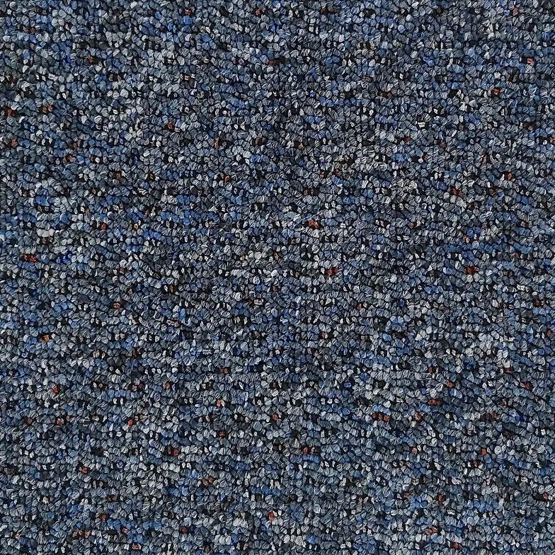 Timzo, Koberec metráž New Techno 3532 sv. modré, na mieru, šíře 4m,5m, modrá, ab (mriežka), chodba / predsieň