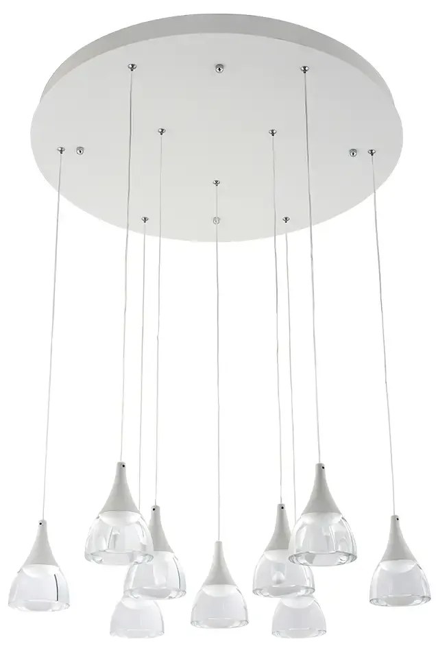 LED svietidlo Dalmatia 9 biele