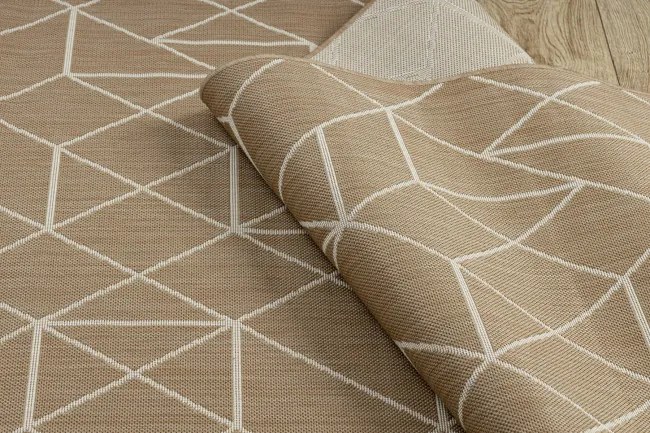 Koberec SIZAL FLAT 48959265 geometrický naturálny / béžový