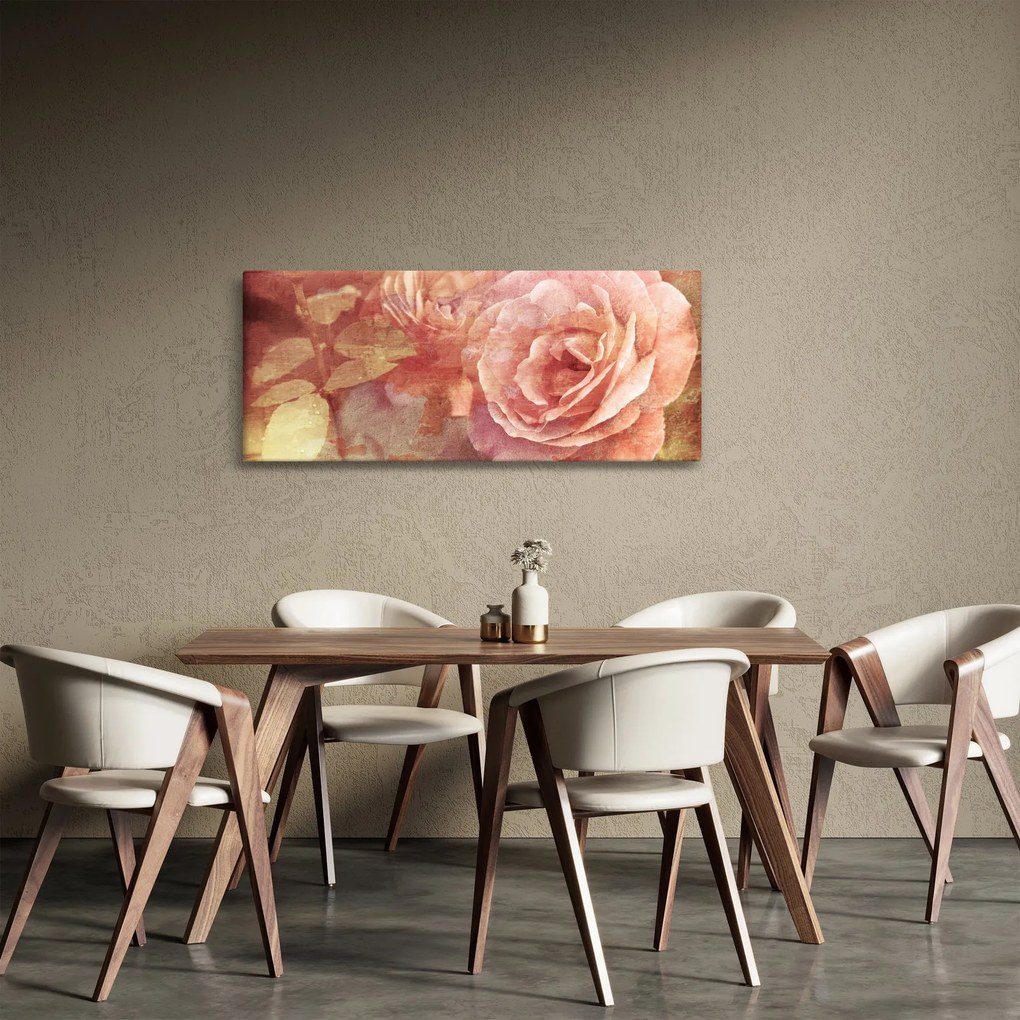 Obraz ruží (120x50 cm)