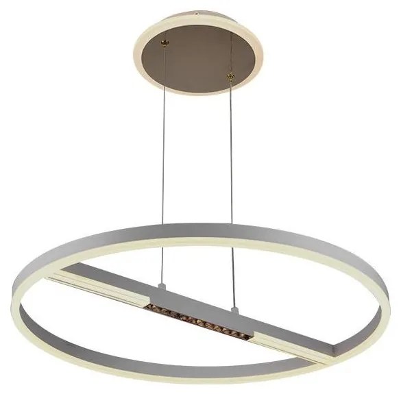 LED Stmievateľný luster na lanku LED/75W/230V 3000-6500K + diaľkové ovládanie