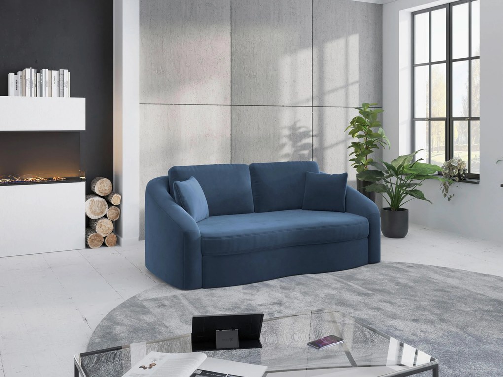 XXXLutz 2,5-MIESTNA POHOVKA, textil, modrá Sit & More - Sedačky - 000144017424