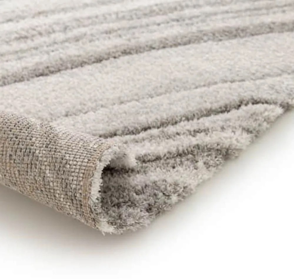 Koberec Serenity v sivej farbe s abstraktným vzorom Šírka: 120 cm | Dĺžka: 170 cm