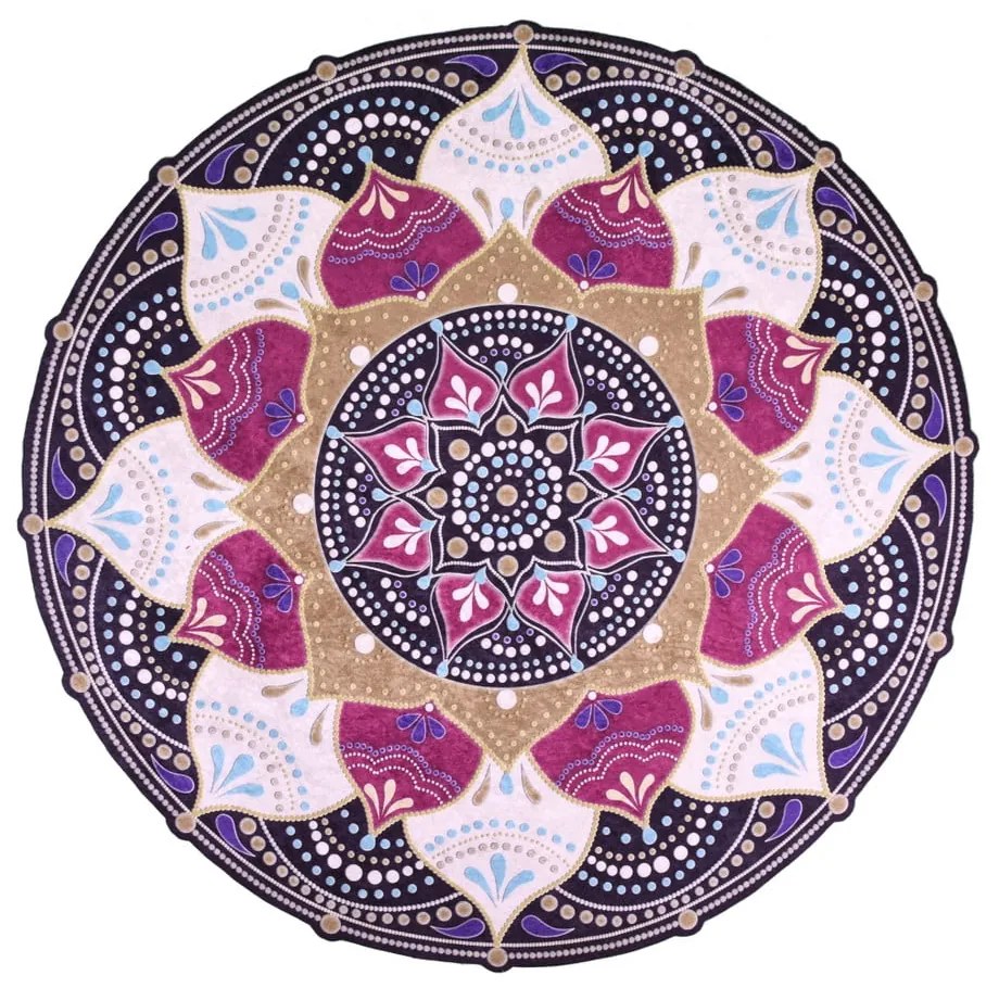 Koberec Vitaus Keluna, ⌀ 80 cm