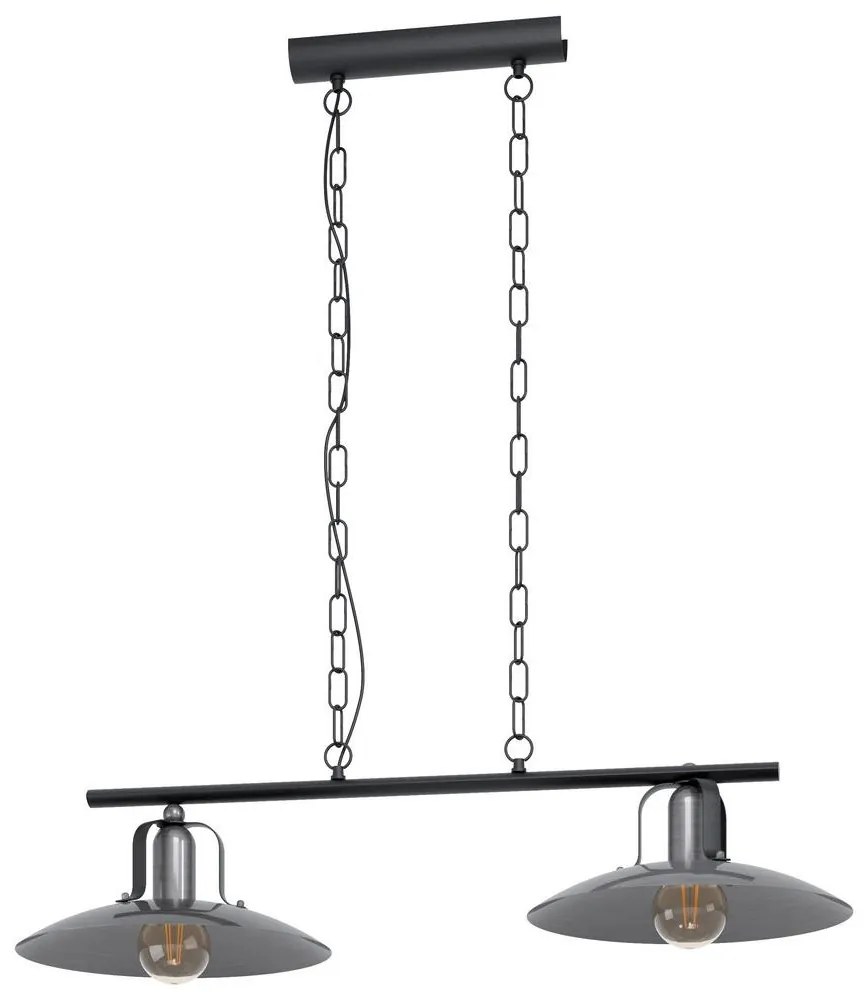 Eglo 43204 - Luster na reťazi KENILWORTH 2xE27/28W/230V EG43204