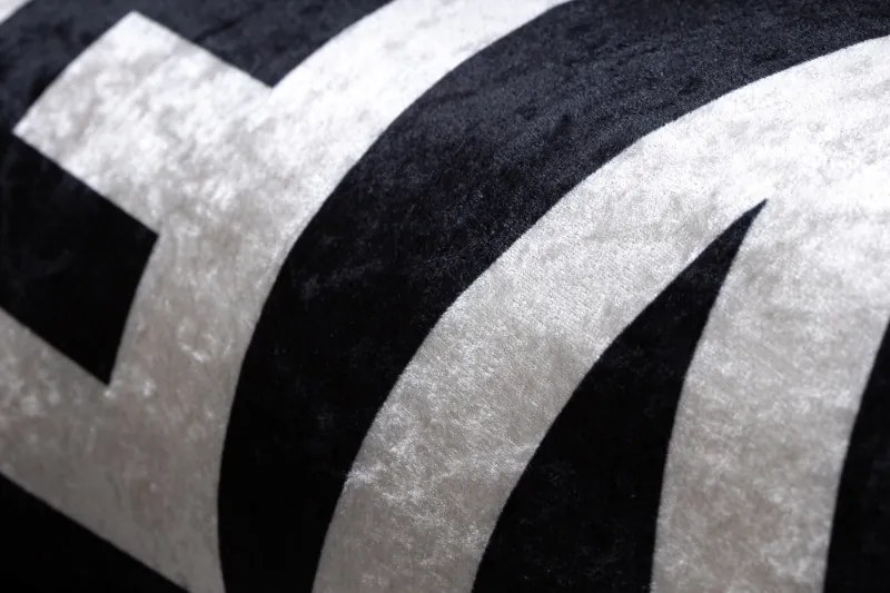 Kusový koberec Bambino 2104 Game Over black, 120x170, čiernobiela, chodba / predsieň, Dywany Łuszczów