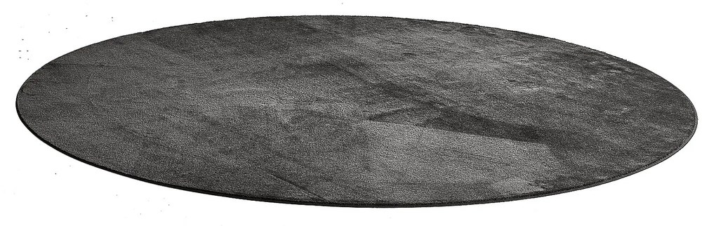 Okrúhly koberec ROBIN, Ø 3500 mm, tmavošedý