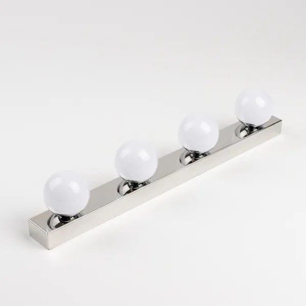 Brilagi - LED zrkadlové osvetlenie do kúpeľne HOLLYWOOD 4xLED/3W/230V IP44 chróm