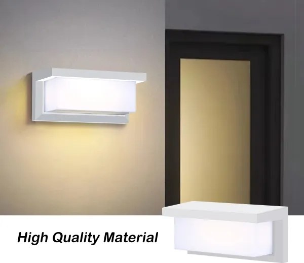 Brilagi - LED stmievateľné vonkajšie nástenné svietidlo BRICKY 1xE27/6W/230V 2700-6500K IP54 biela