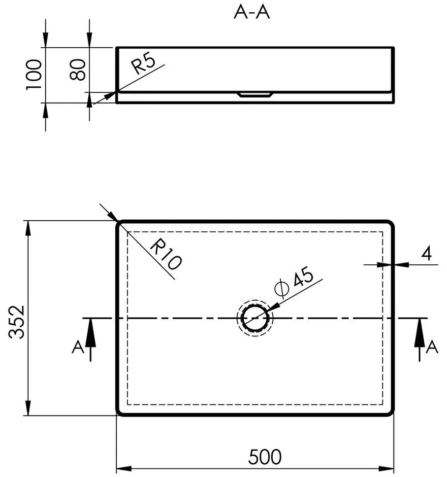 Antikoro umývadlo v striebornej farbe 50x35 cm Aurum – Sapho