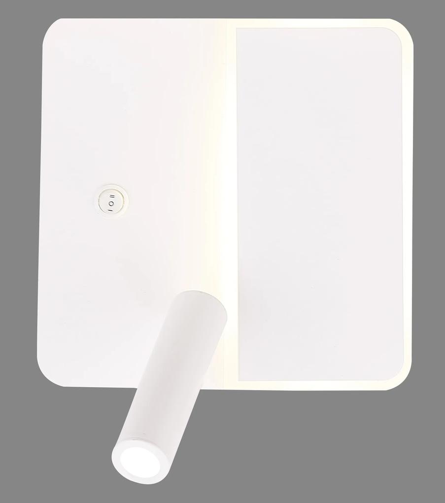 CLX Nástenné moderné LED osvetlenie COSTANTINO, 6W+3W, denná biela